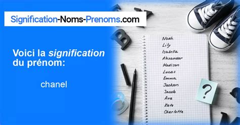 Signification du Prénom Chanel 